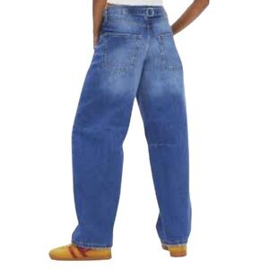 BDG Cotton Blend Ballon Stylish Blue Denim Jeans Size 30W